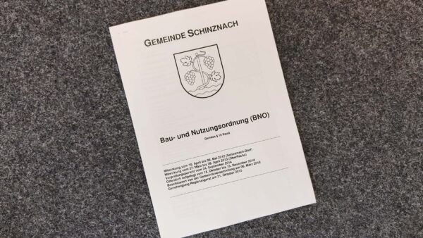 Baunutzungsverordnung der Gemeinde Schinznach